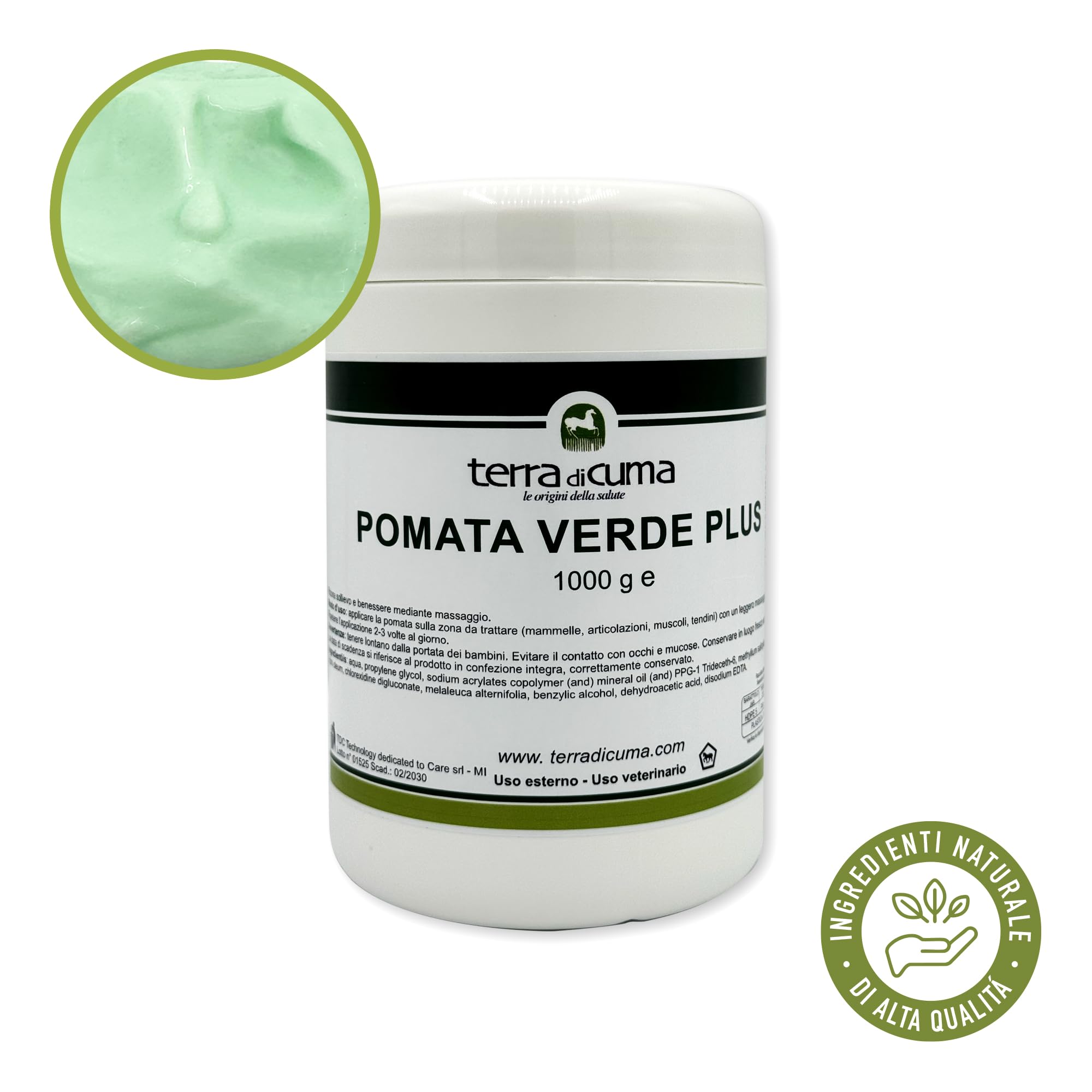 Terra di Cuma Pomata Verde Plus - 1 Kg