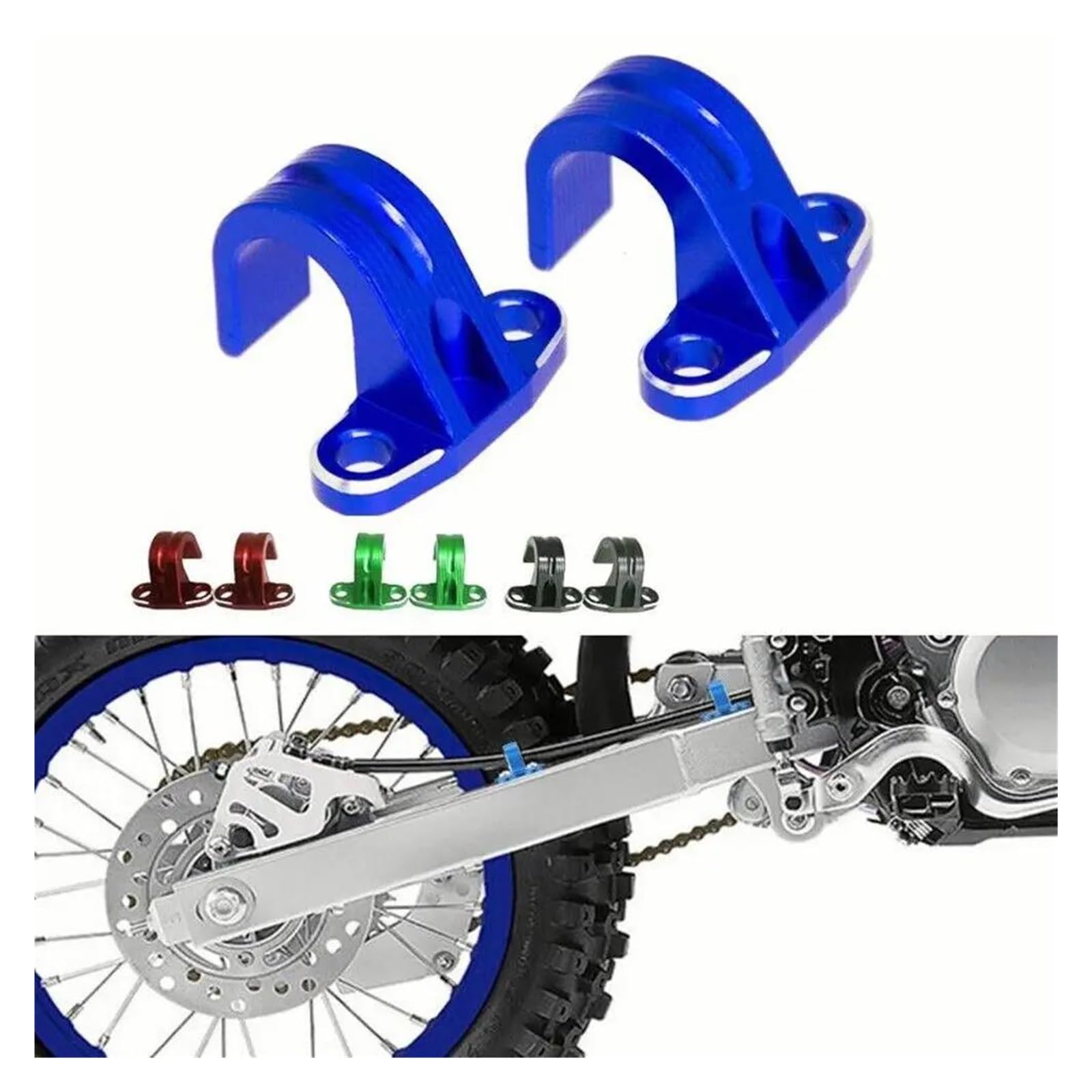 HUIWOR Attache De Durite De Frein Moto Pour Ya&MAHA YZ WR 80 85