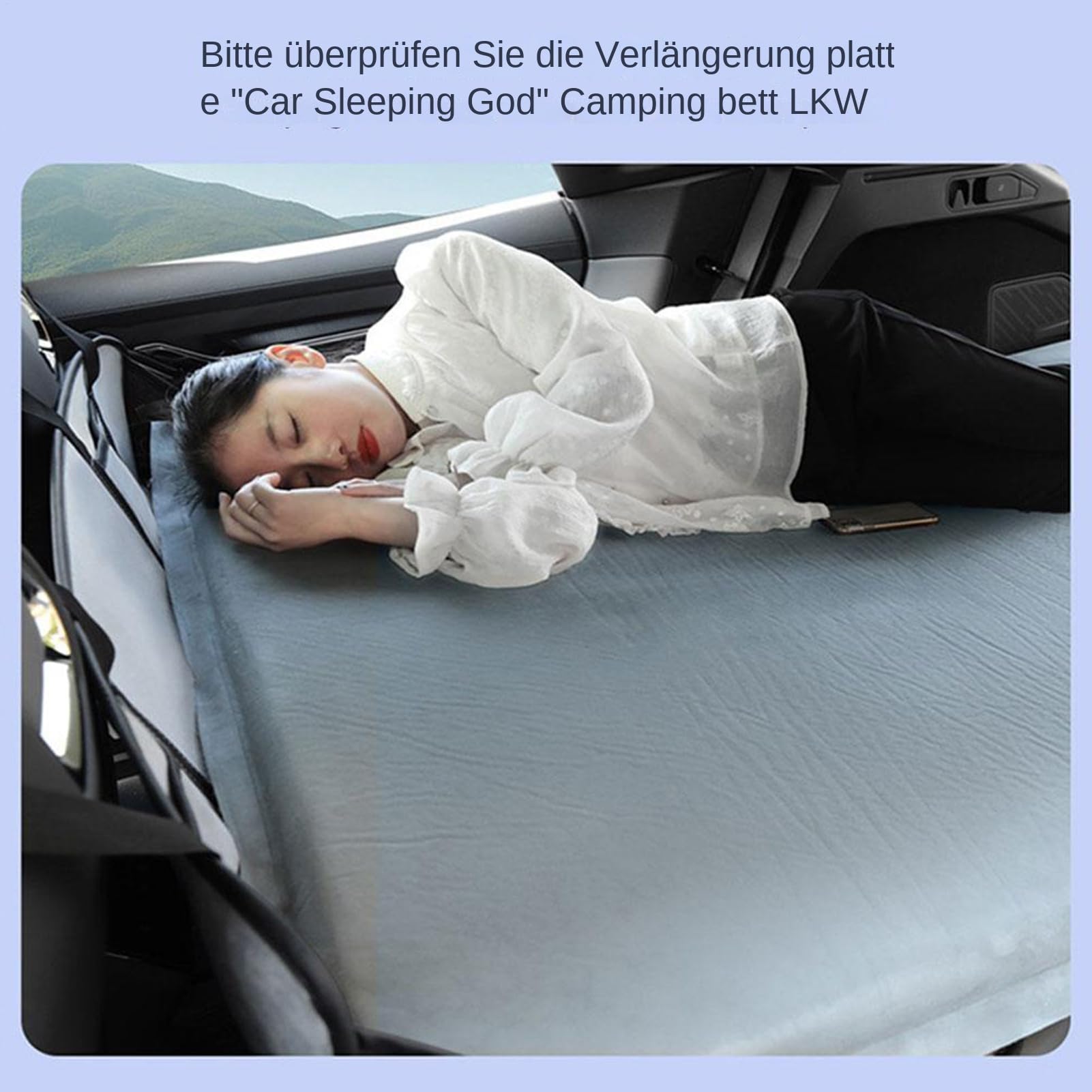 Materasso Auto Per Estensibile per Sedile Posteriore da Viaggio | Comoda Estensione per Materasso da Auto da Viaggio Avventure Outdoor e Campeggio