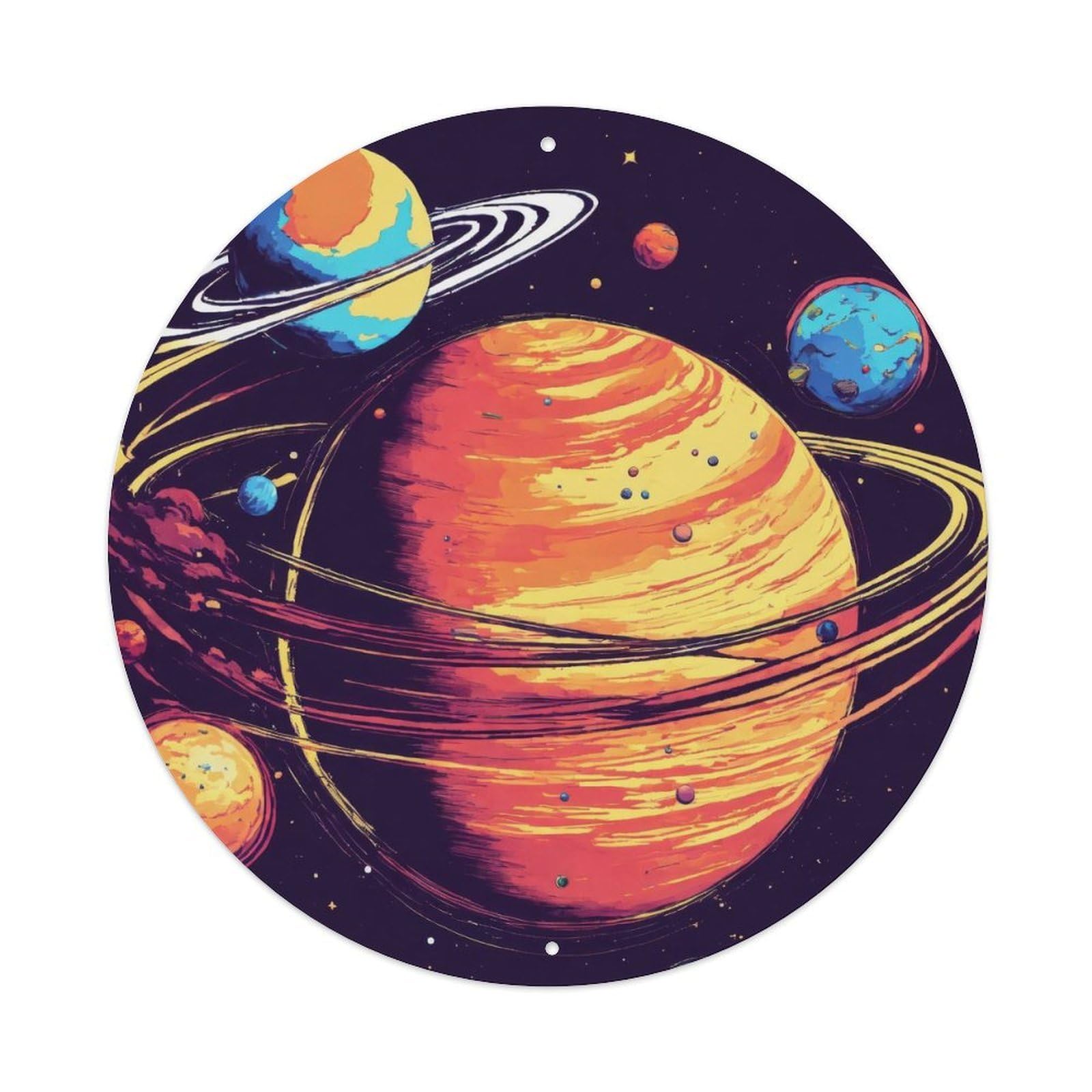 Space Colorful Nebula of The Galaxy Metal Tin Sign