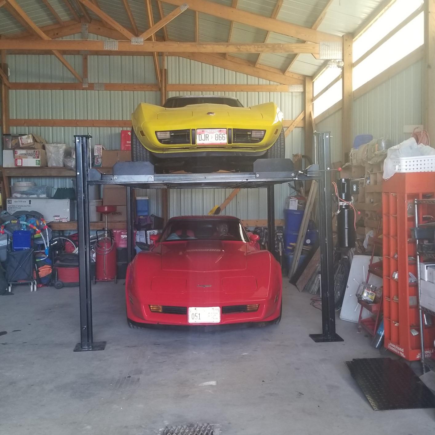 Car lift installation