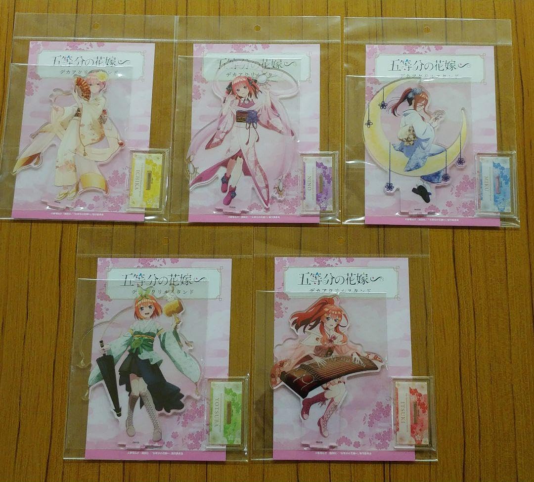 五等分の花嫁 デカアクリルスタンド 5体セット 五等分の花嫁