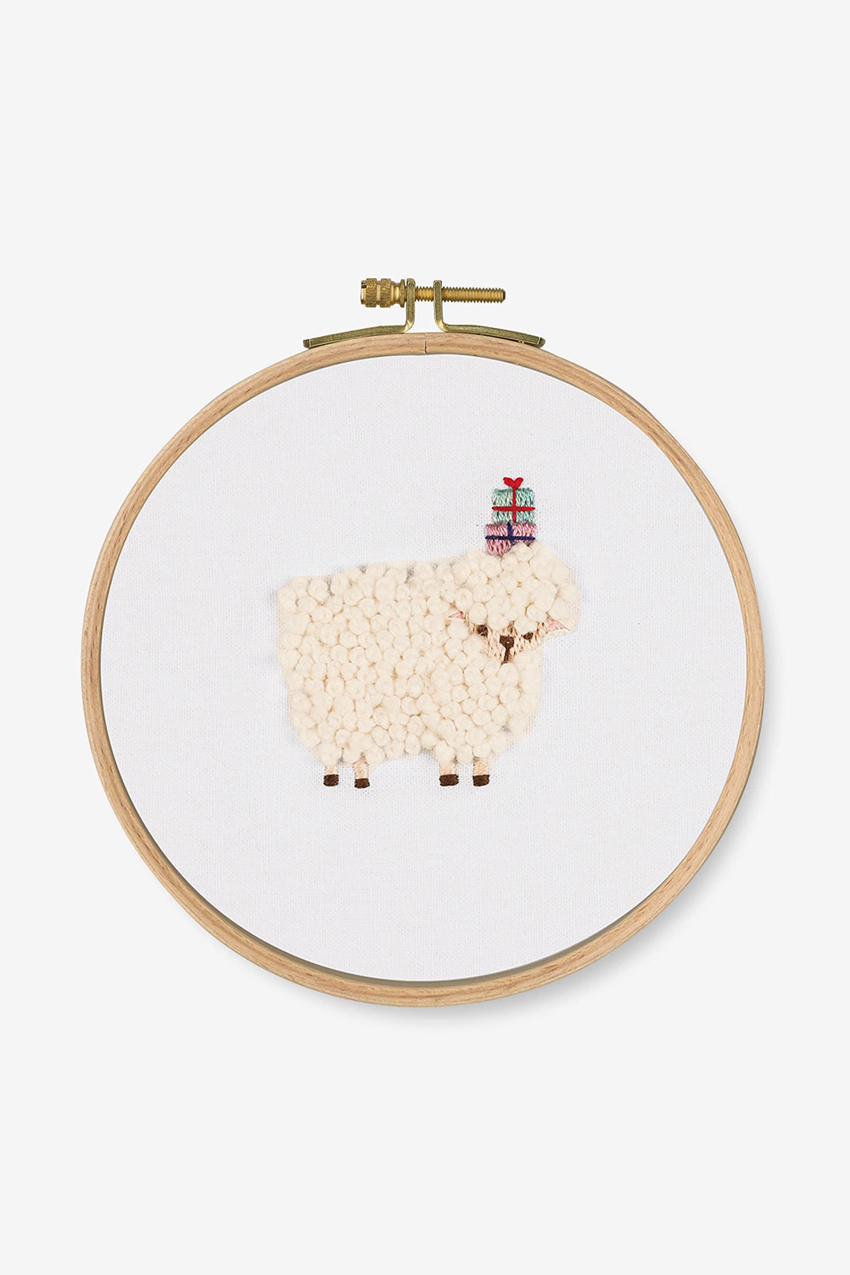 DMC CELEBRATIONS- 'FOR YOU! SHEEP' PRINTED EMBROIDERY KIT