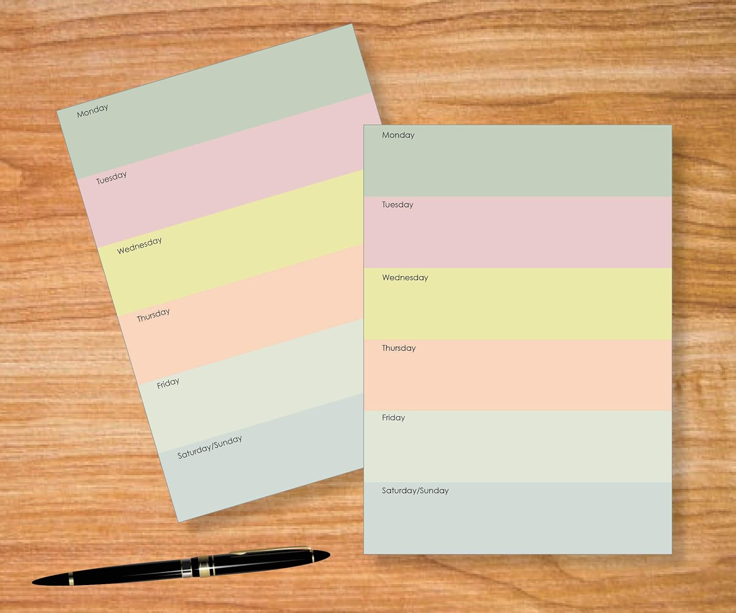 Amazon.com : 2 Packs of Weekly Planner—Colorful— Planner—Undated—Daily ...