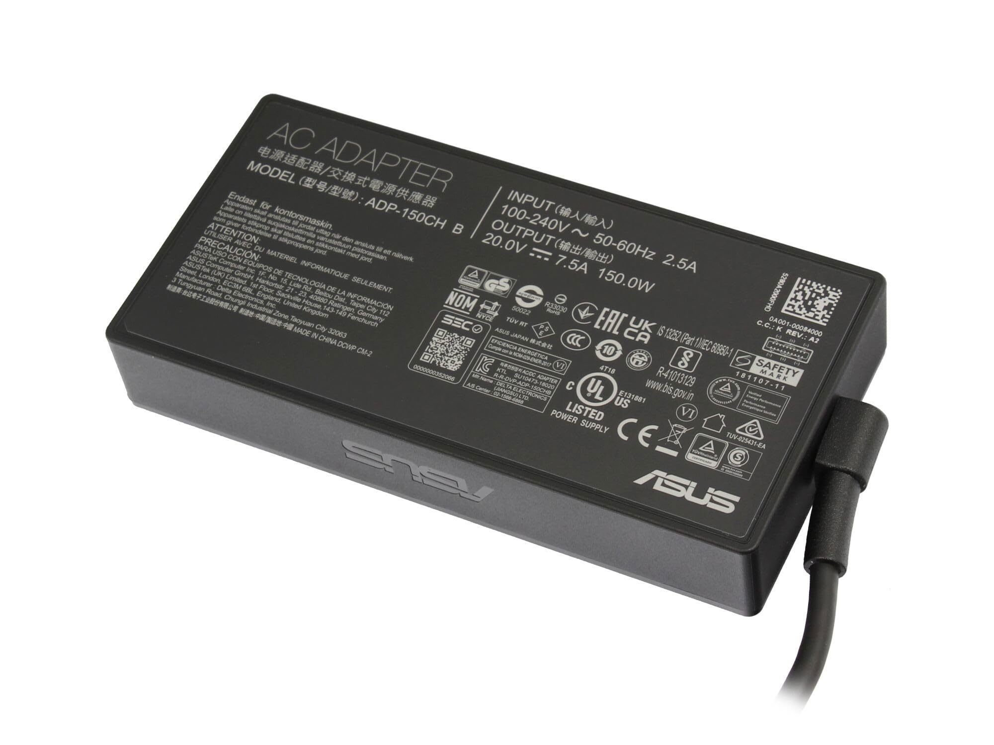 Asus 0A001-00083800 Original Netzteil 150,0 Watt | normale Bauform für V3607VM/V16 V3607VU/Vivobook 16 Flip TP3607SH