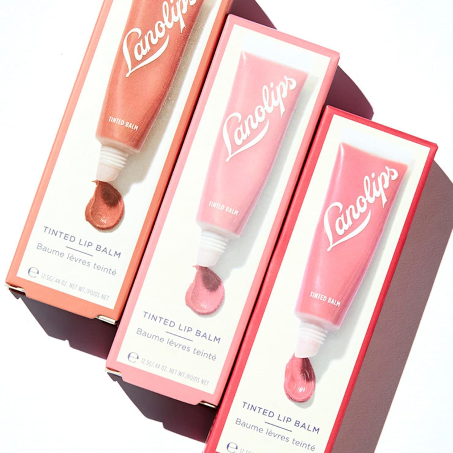 Lanolips Tinted Lip Balm - Enriched with Lanolin Oil for Shine & Hydration - Hydrating Tinted Lip Gloss Tube - Spice (12.5g / 0.44oz)