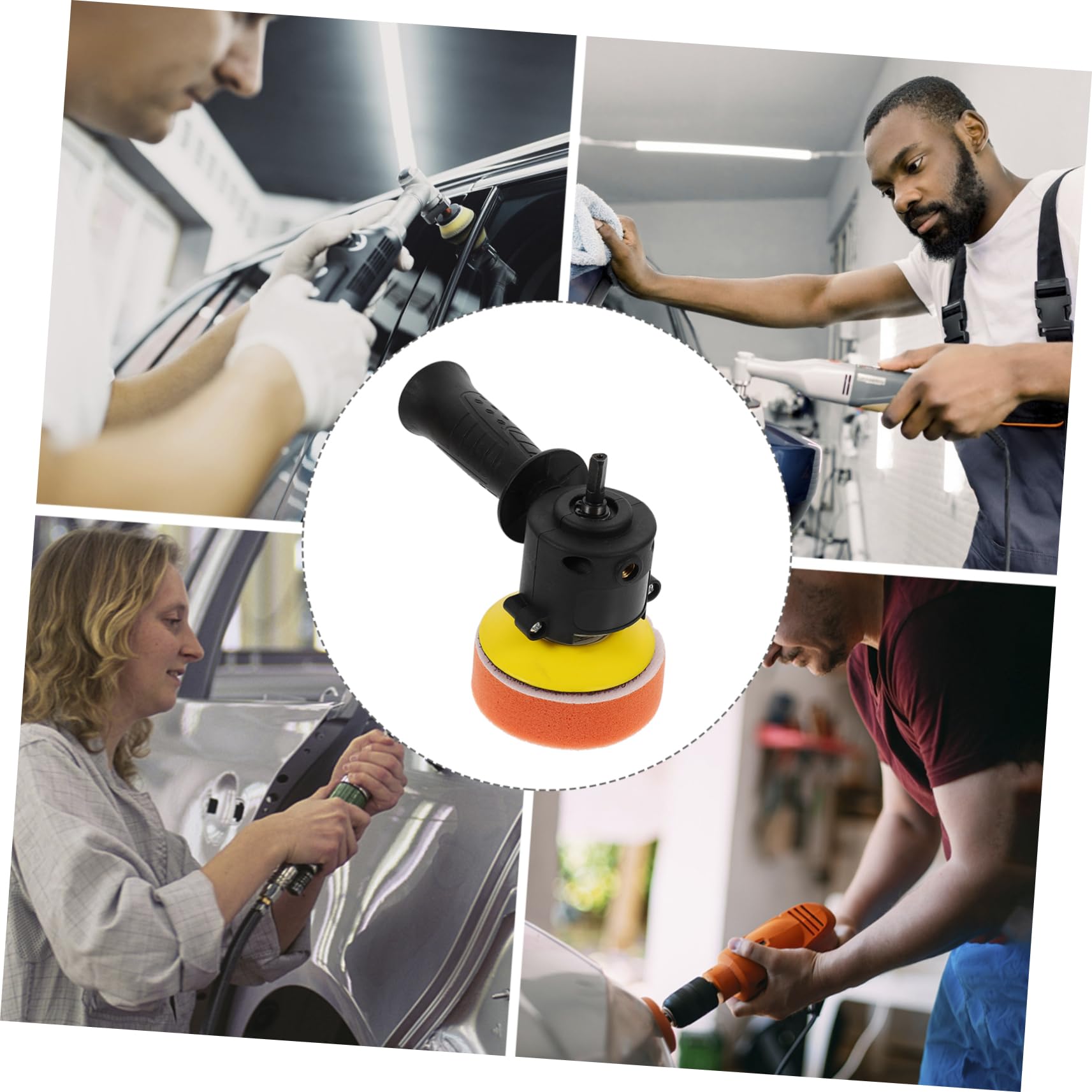FUNOMOCYA 1Set Car Polishing Kit Durable Electric Drill Polisher Tool for Car Detailing Scratch Repair and Waxing Essential Car Accessories for Auto Enthusiasts
