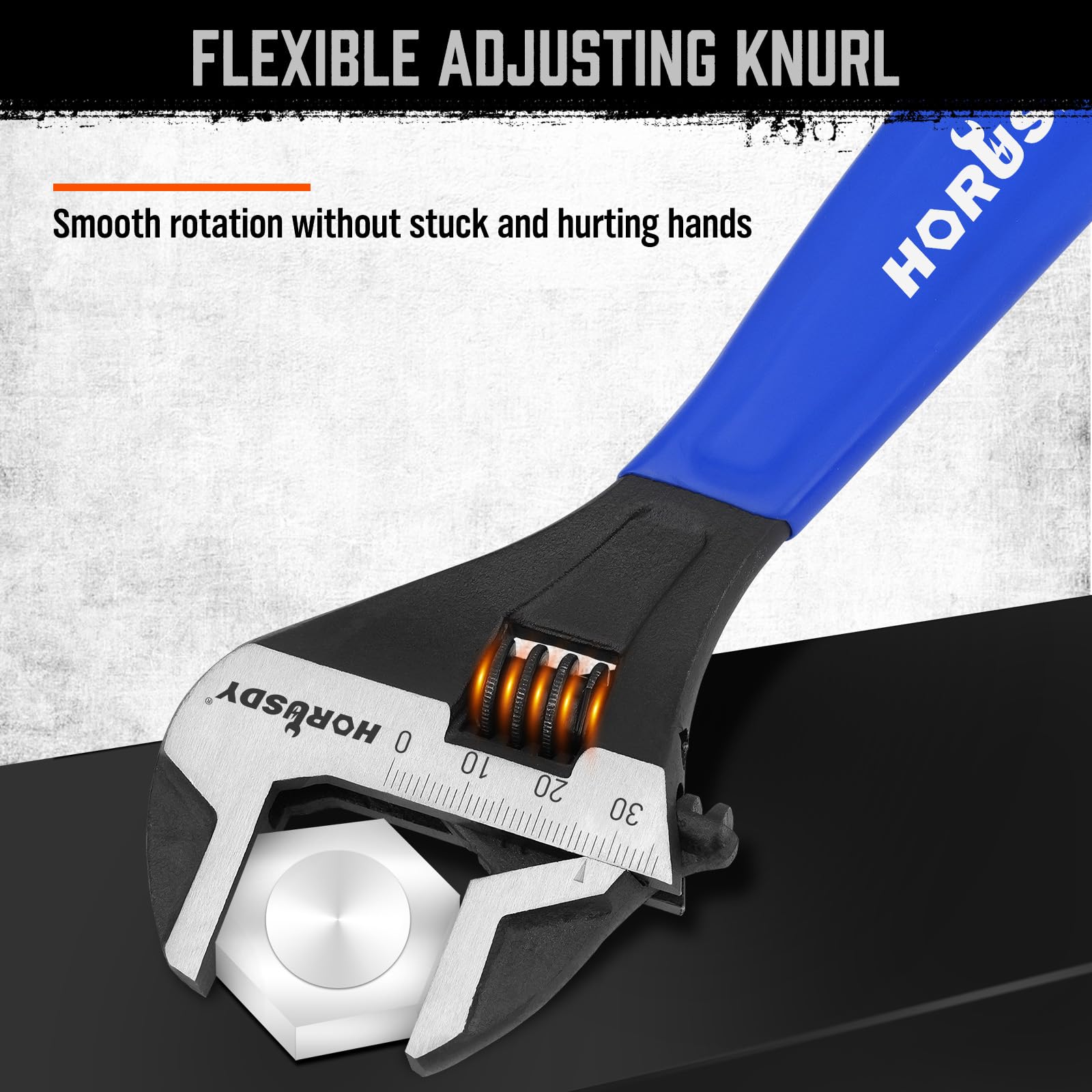 HORUSDY Adjustable Wrench Set - 3 Piece -6