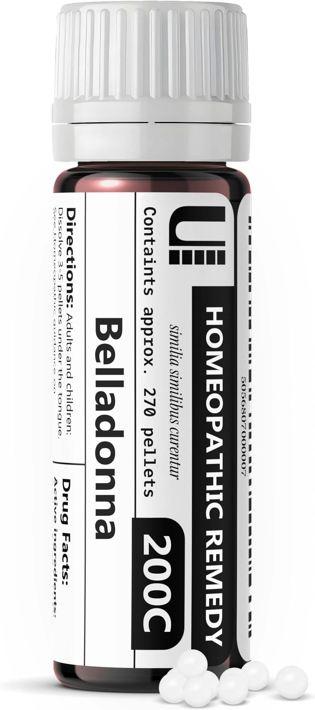 Belladonna 200C Homeopathic Remedy, 270 Pellets