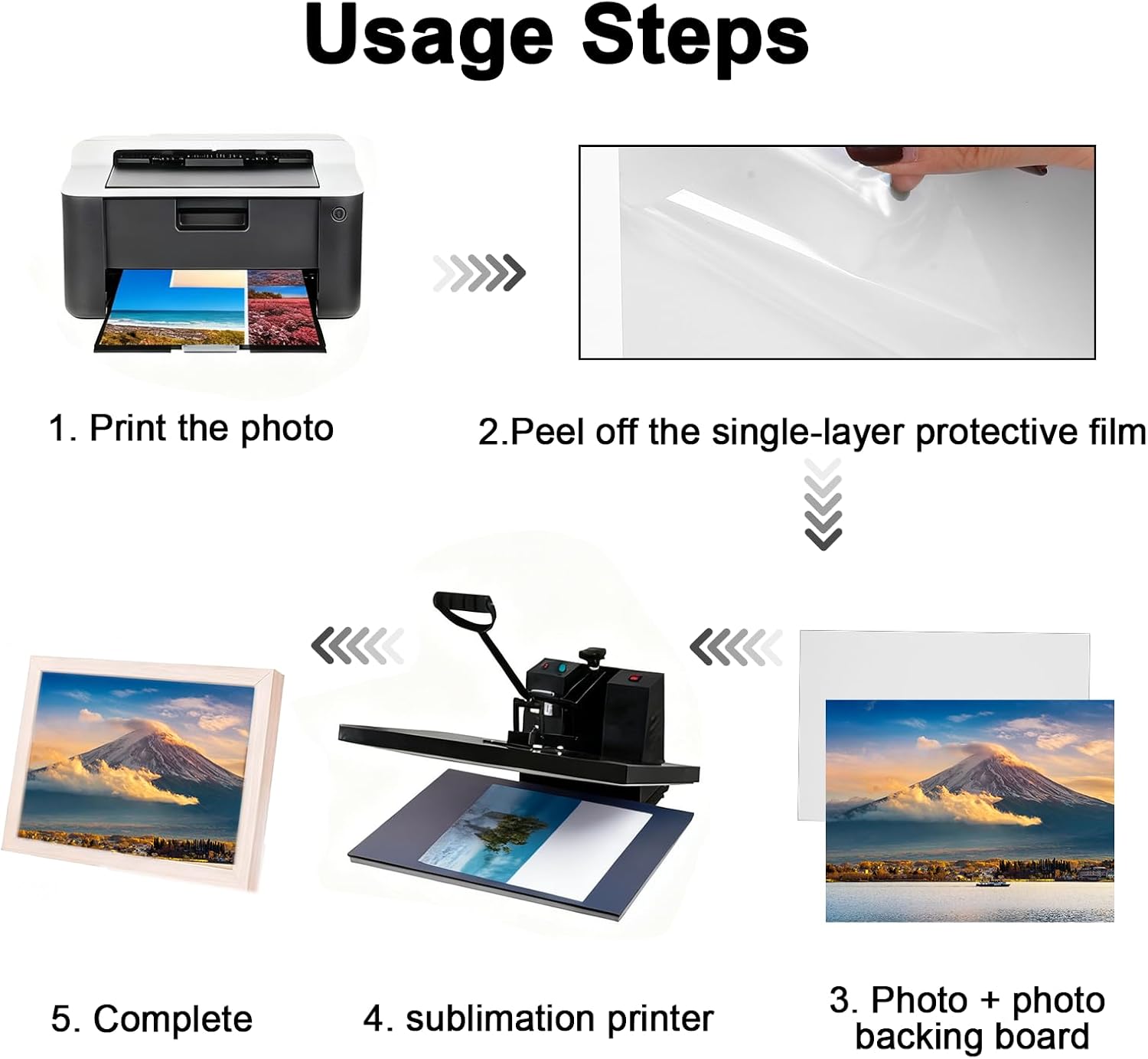 20 Pcs 8"X10" Sublimation Metal Photo Blanks，Aluminum Photo Sign Blank Suitable for Backdrop Panels, DIY Picture Frames, Poster Frames, and Desktop/wall Decorations(0.45mm Thickness)