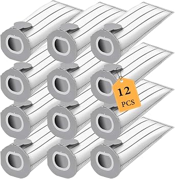 12 Pack Dust Bag for Vorwerk Kobold VK7 FP7, Vacuum Bag Replacement for Vorwerk Kobold VK7 Vacuum Cleaner