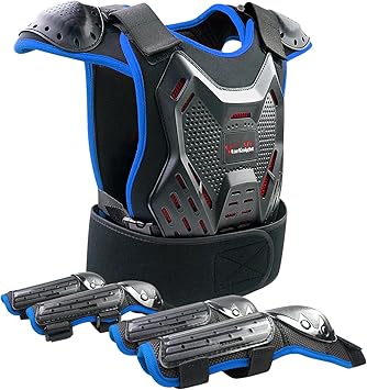 StarknightMT Kids Dirt Bike Gear - Youth Motorcycle Gear Riding Protective Motocross Armor Suit Chest Protector for Boys Girls Biking Cycling Skating Off-Road