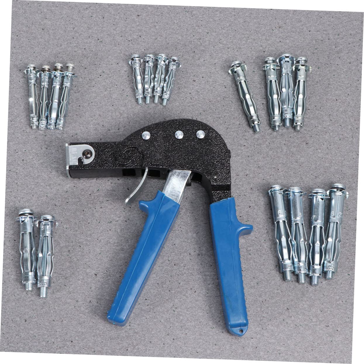Juego De 19 Herramientas De Fijación De Anclajes De Pared Tornillos Y Anclajes Para Paredes Huecas Anclaje Para Paneles De Yeso Herramientas De Fijación Resistentes