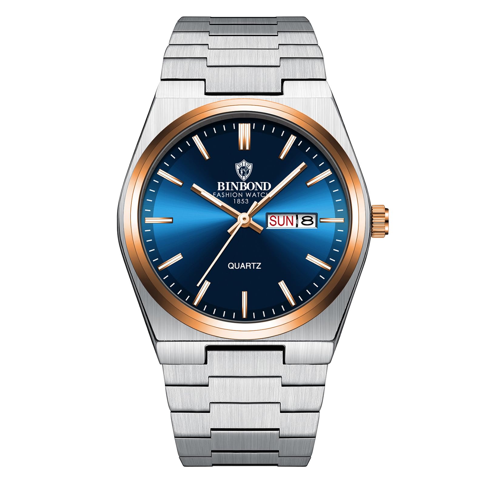 JewelryWe Damenuhr Elastische Quadratische Uhr: Glitzer Zirk