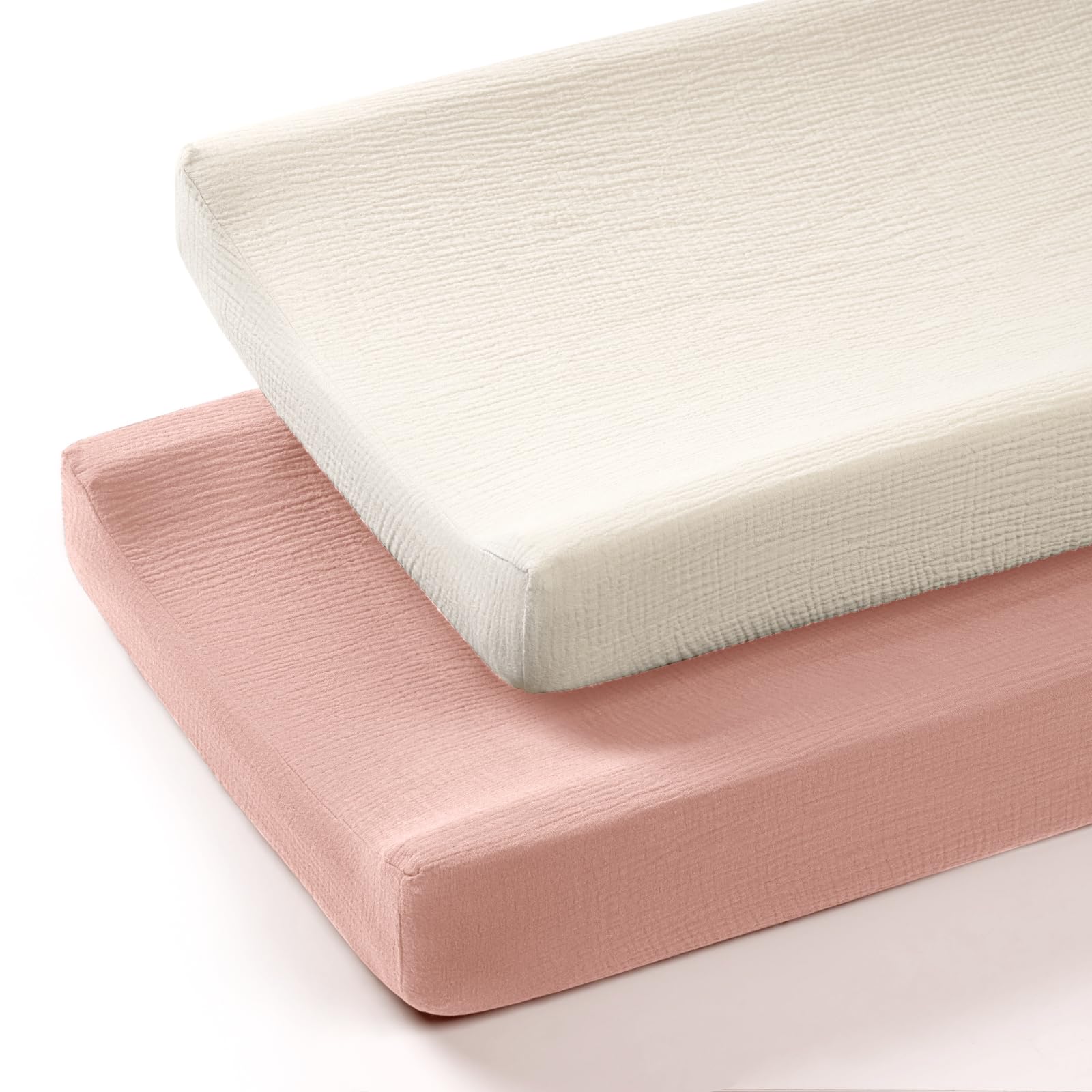 Termichy Muslin Changing Pad Covers: Baby Diaper Changing Table Covers - Changing Pad Sheets for Boys Girls