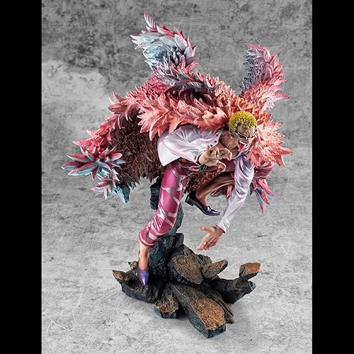 Miniatura 8 de Megahouse - Figura coleccionable de WA-Maximum - Heavenly Demon Donquixote Doflamingo de edición Limitada, de One Piece, Portrait Of Pirates