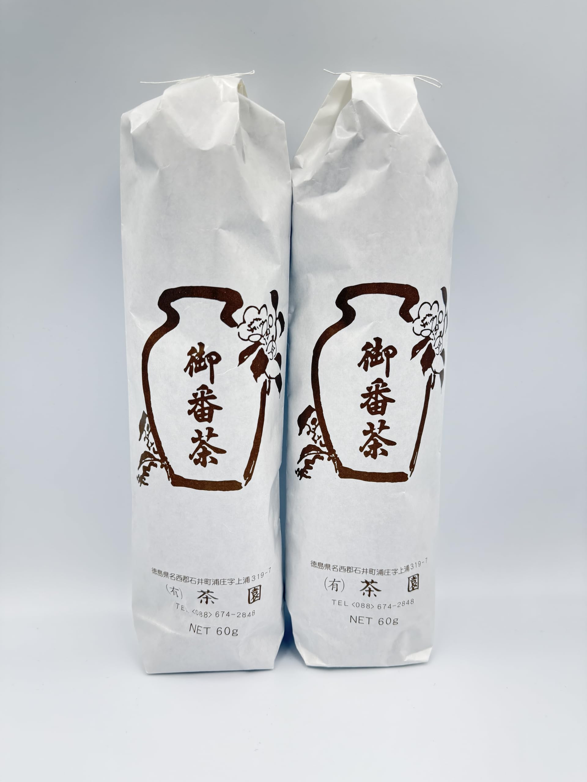 Amazon.co.jp: 乳酸菌後発酵茶 徳島 茶園 御番茶 60g×2個セット