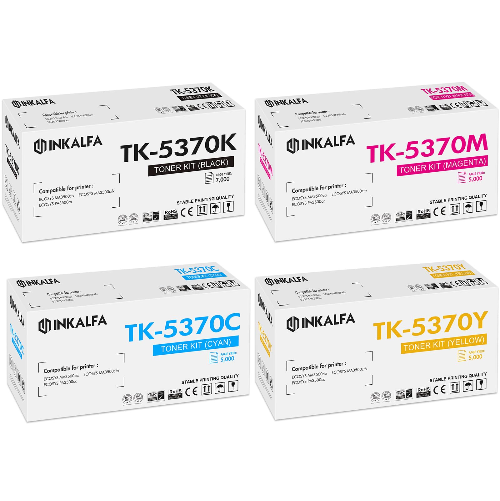 4er-Pack CLT-P404C Toner Kompatibel für Samsung Xpress C480W C480FW | C48X C480 C480FN C430 SL-C430W C432W C433 C433W C482 C482W C482FW C483W C483FW 404S CLT-K404S CLT-Y404S CLT-C404S CLT-M404S