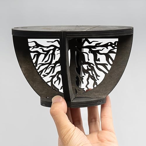 Indoor Wooden Plant Stand Holder for Sill, Desktop, - Single