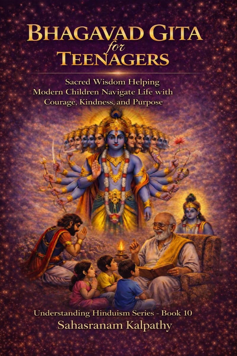 BHAGAVAD GITA for TEENAGERS: Sacred Wisdom Helping Modern Children Navigate Life with Courage, Kindness, and Purpose