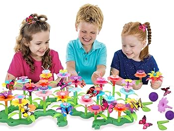 littleGarden♡ Flower Bouquet Building Sets, for Girls Adults Ages 6 7 8 9