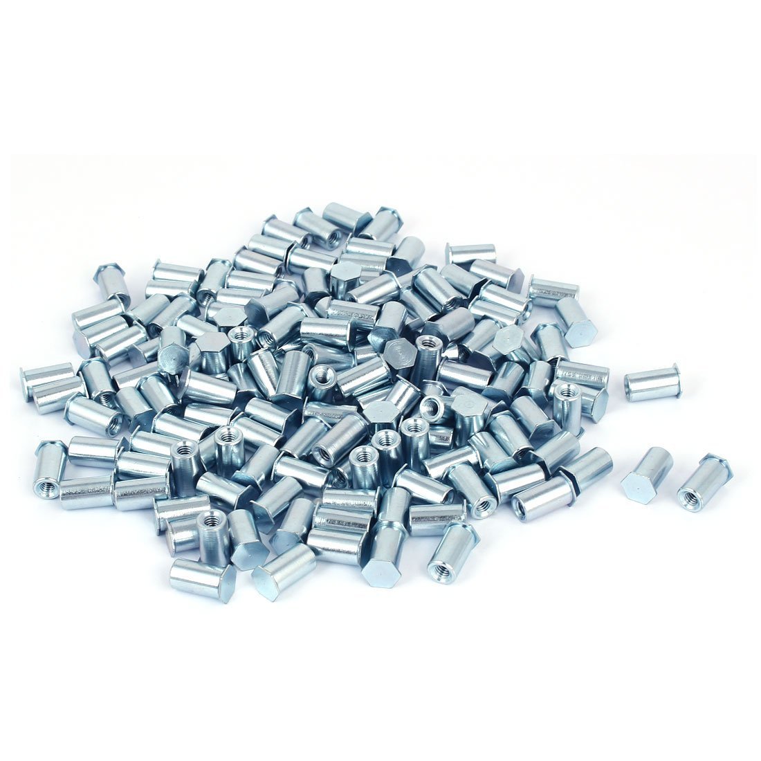 Ubersweet® Imported M4x13mm Hex Head Zinc Plated Carbon Steel Blind Self Clinching Standoff 200pcs-image-26