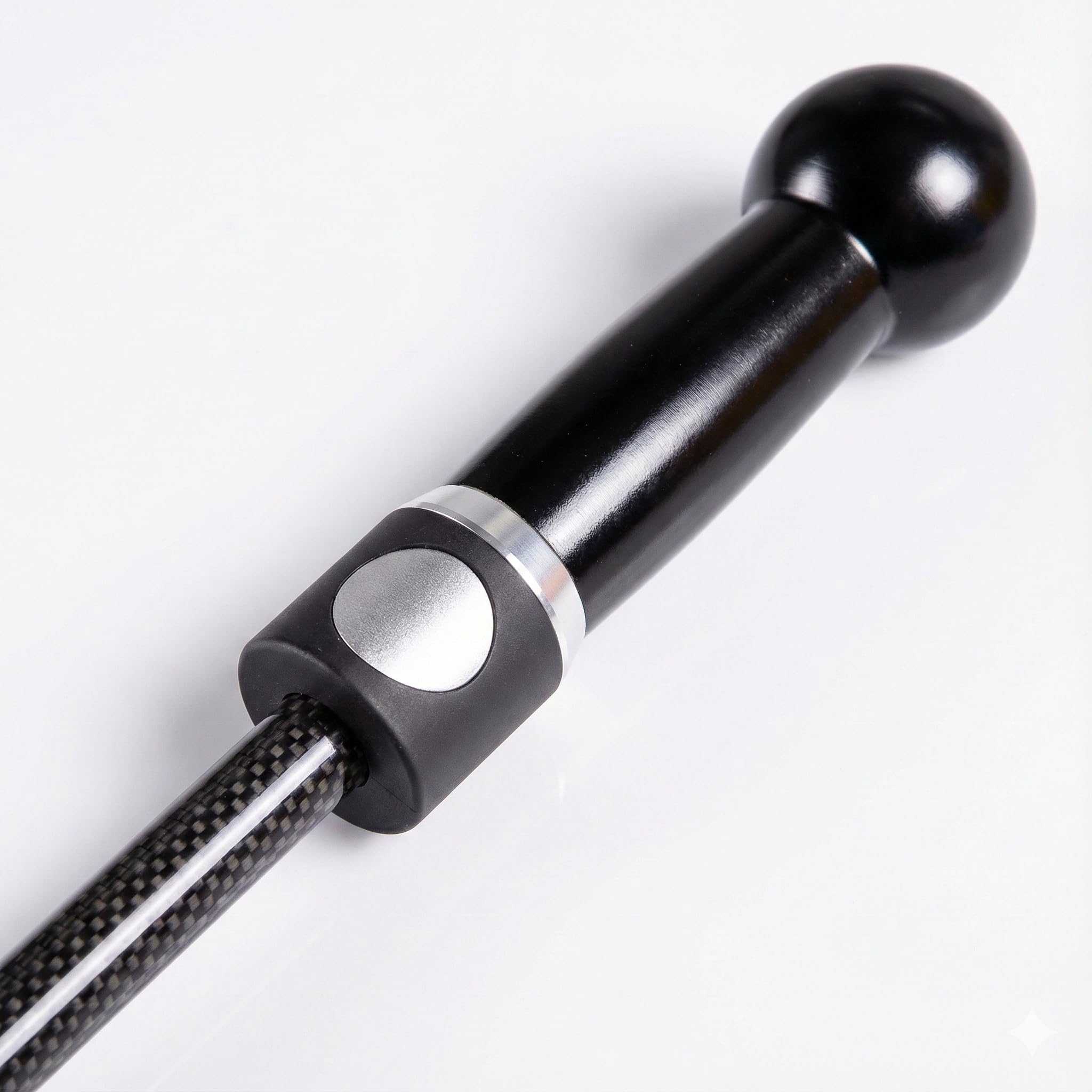 City-Safe Sicherheitsschirm 78 cm – extrem stabiler Regenschirm mit Carbonstab, schwarzem Echtholzgriff und Videokurs – kompakt und alltagstauglich