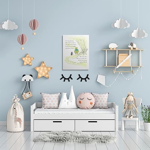 Miniatura 7 de SINGLEAART Arte de pared para decoración de habitaciones, impresiones en lienzo, 12 x 16 pulgadas, carteles de oso y cerdo, pintura de estilo