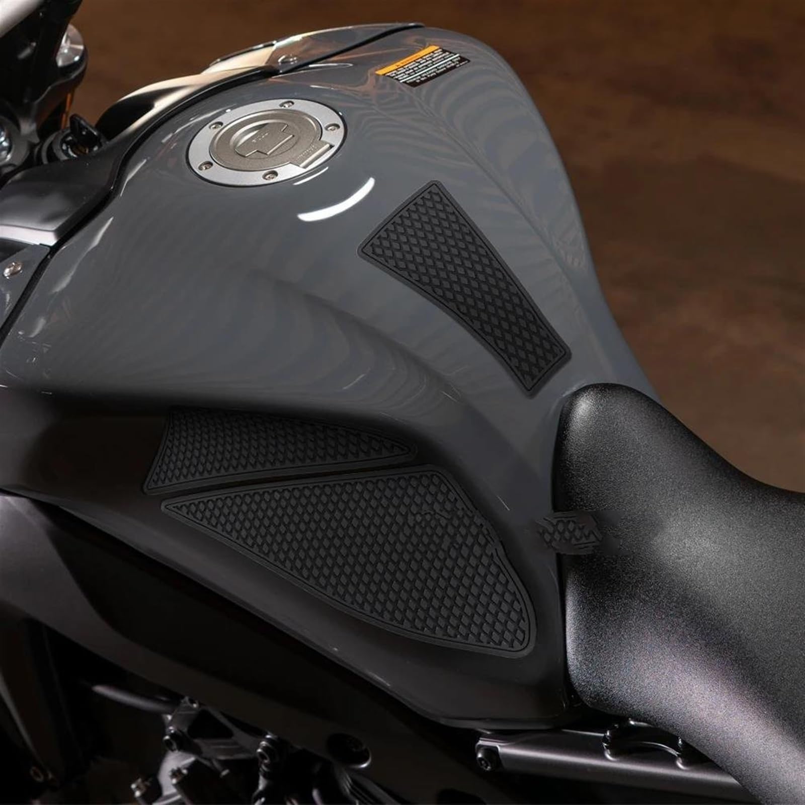 Pegatina para el Depósito de la Moto Almohadilla Lateral Para Tanque De Combustible, Almohadilla Protectora Para Tanque, Calcomanías, Almohadilla De Tracción Para Agarre De Rodilla De Gas Para Ya&ma&h
