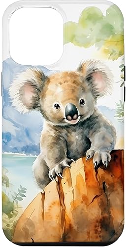 Funda para iPhone 13 Pro Max Cute Little Koala Bear in the Wild