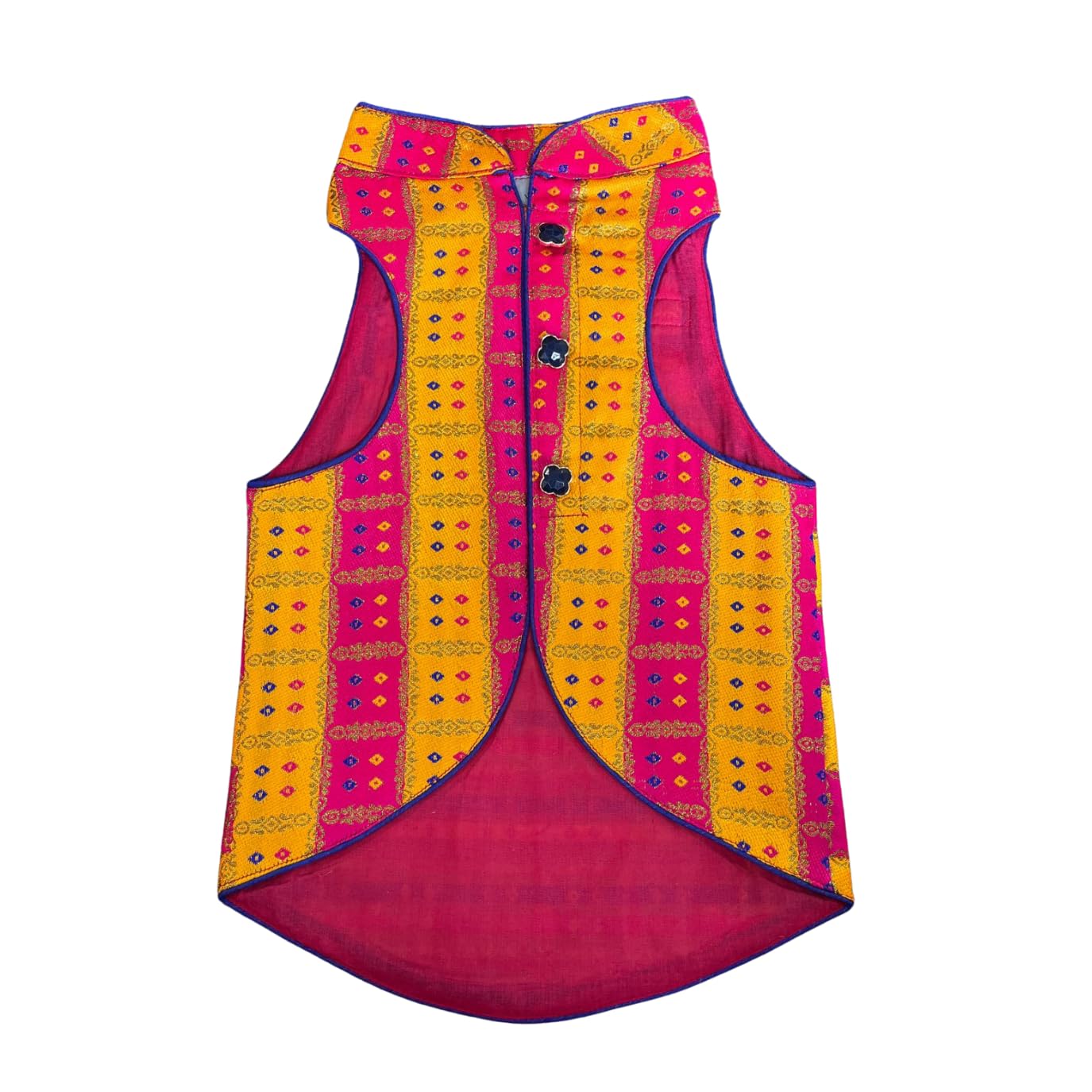 Waggy Fits Traditional Dog Sherwanis - Perfect for Weddings and Celebrations, Dog Clothes, pet cosutme, Indian pet Clothing,| Pink Lemonade (Medium)