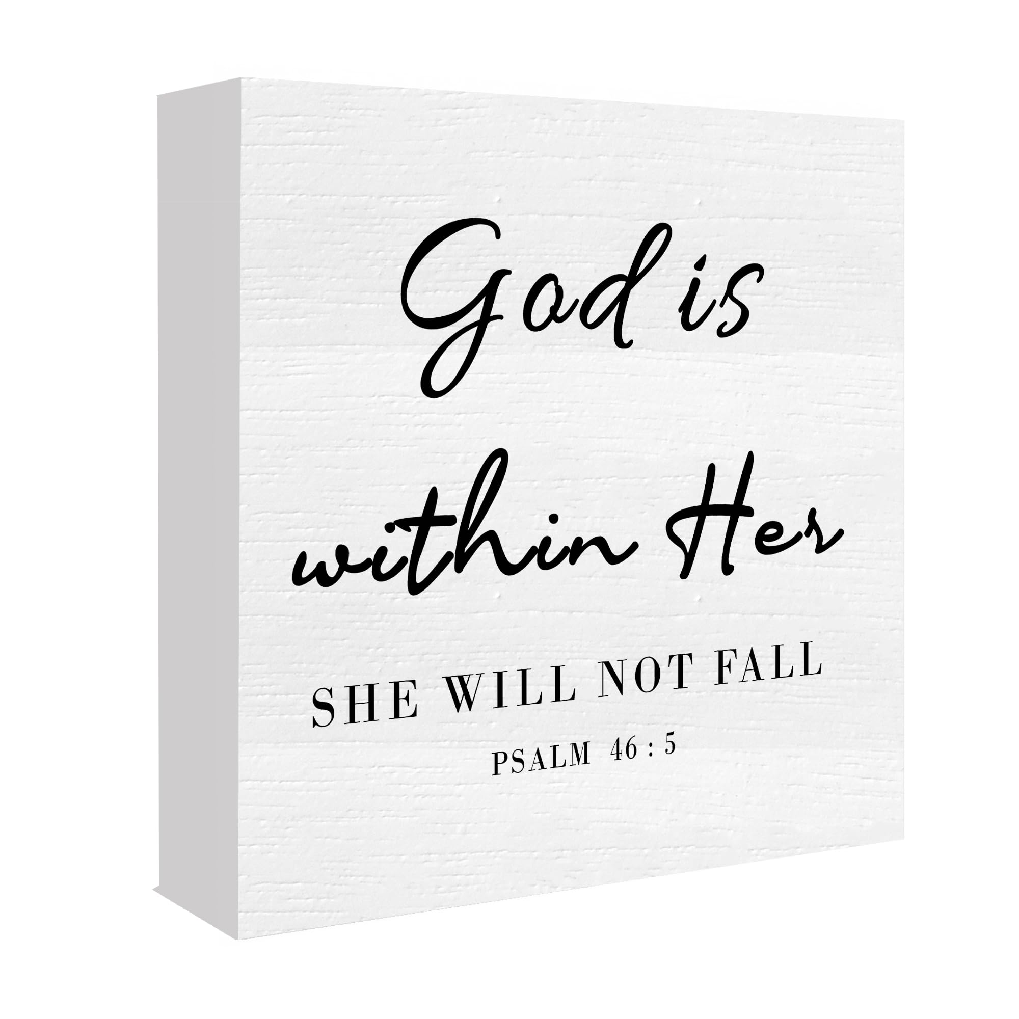 sunepany Bible Verses Motivational Office Desk Decor for Women Men Gifts Farmhouse Christian Decor for Home Cubicle Shelf Corner Prayer Room