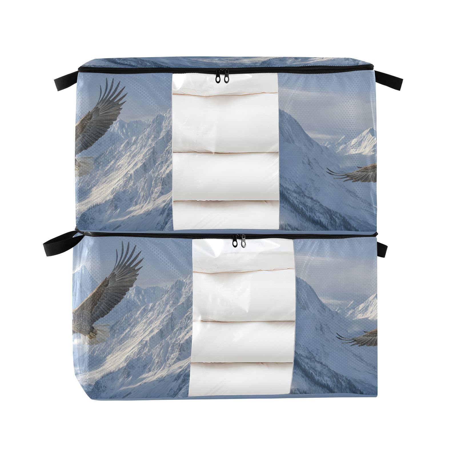 Bald Eagle Mountain Peak Storage Bags 2 Pack Closet Organizer