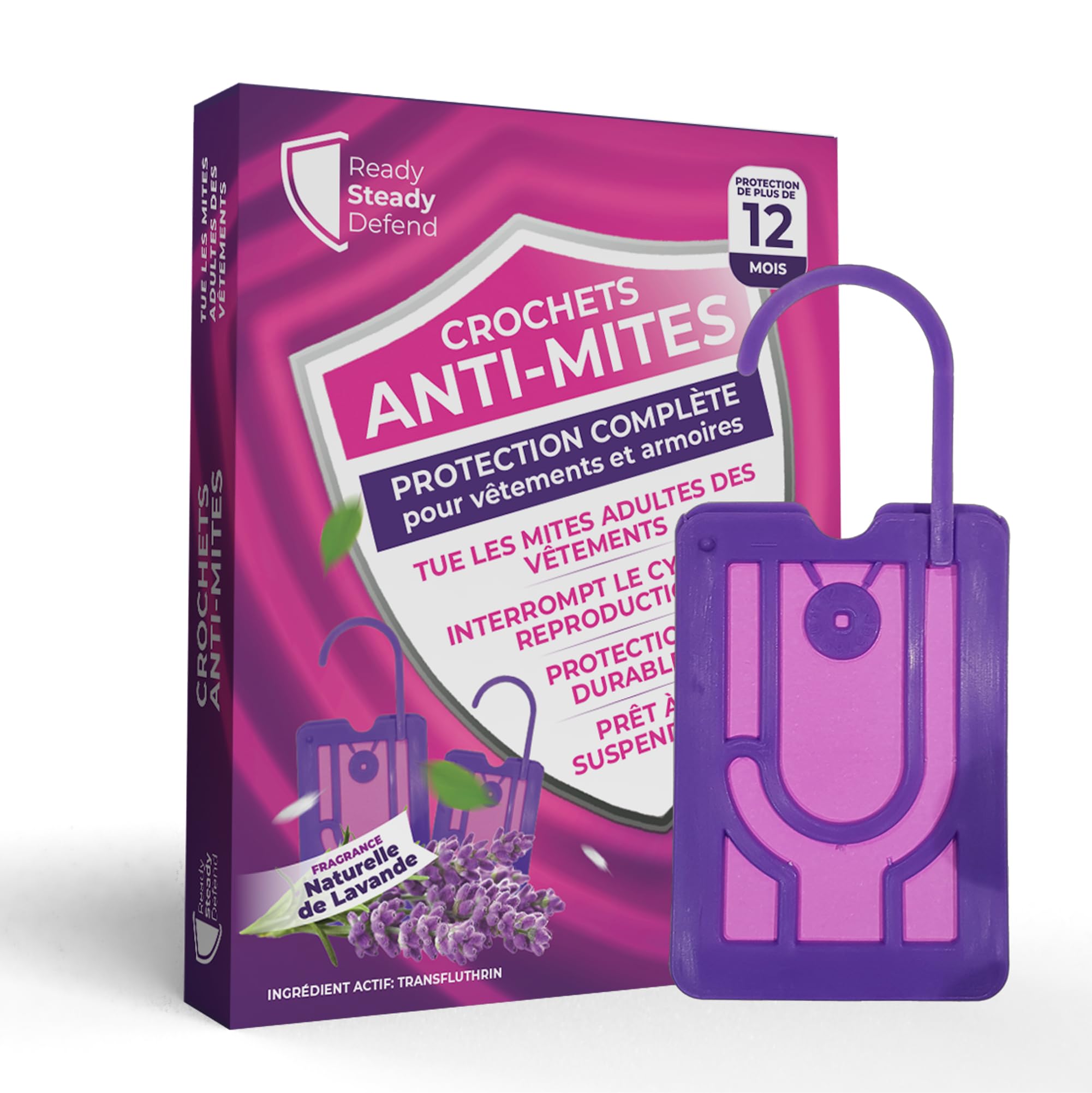 Anti-mites Textiles Lavande | Répulsifs à mites de vêtements Puissant