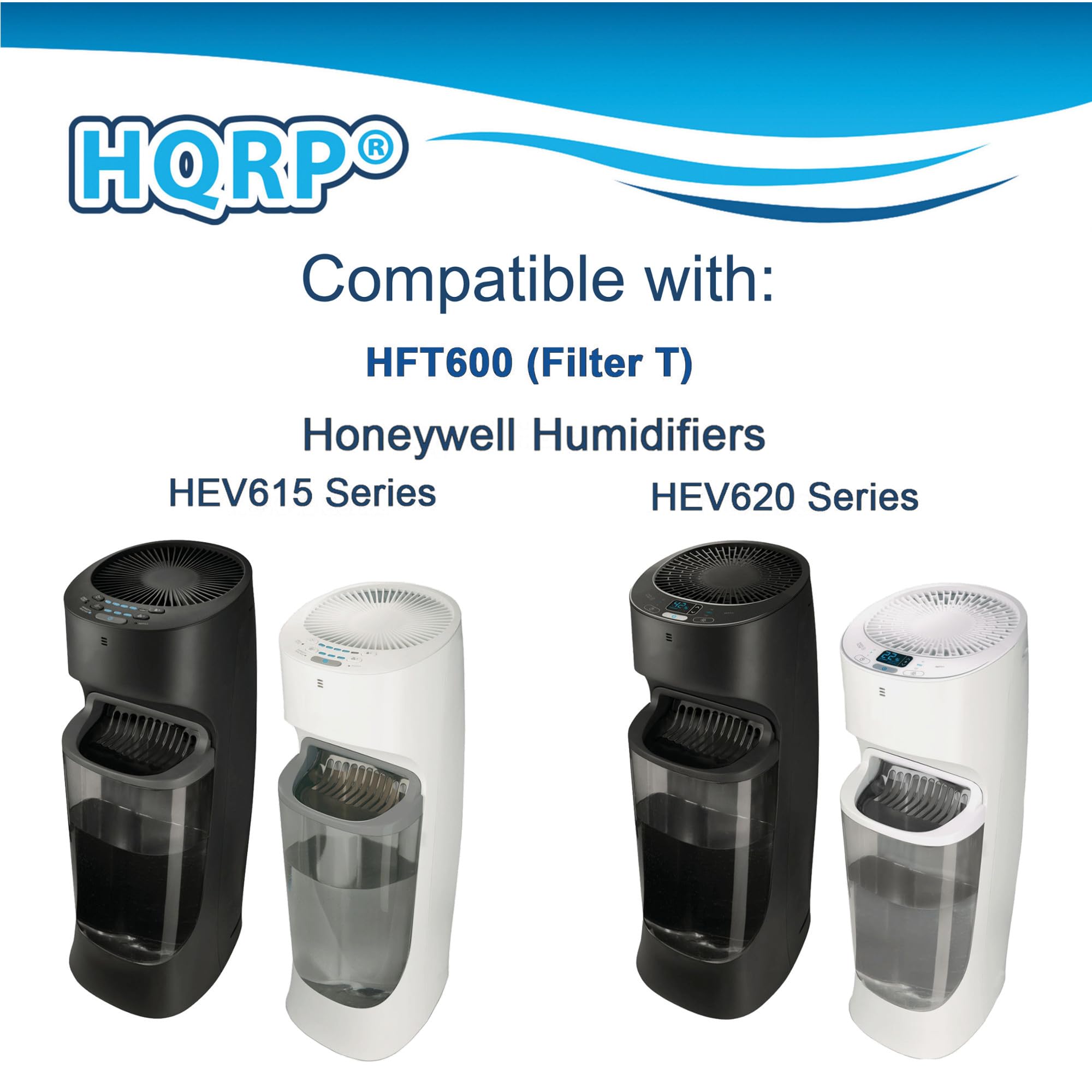 Amazon.com: HQRP 2-Pack HFT600 Humidifier Wick Filter for