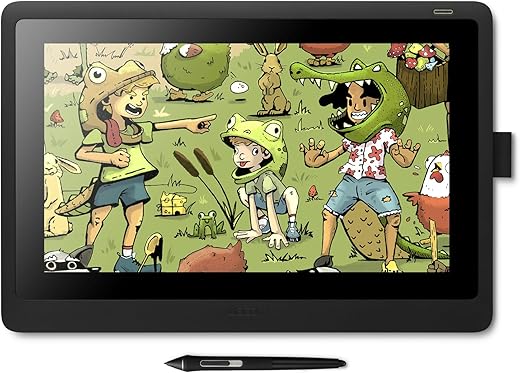 Wacom Cintiq 16 Drawing Tablet with Screen, 15.4" Full HD Display Graphic Arts Tablet Includes Pro Pen 2 w/Tilt Response, Graphic Design Animation Display Pad for Mac, PC