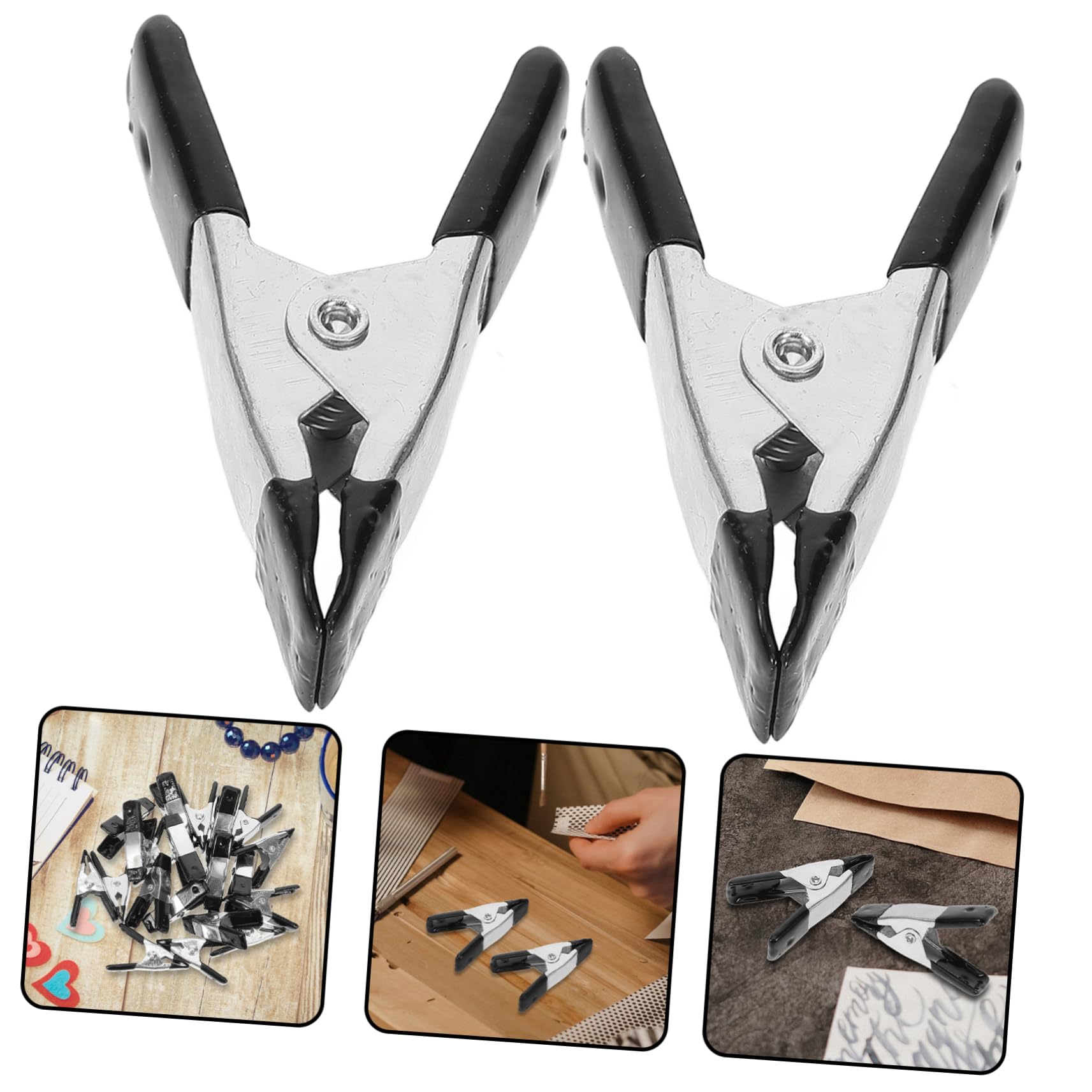NUOBESTY 4 Set Clip Per Sfondo Professionale Da Fermagli Resistenti E Carbonioso Per Fotografia Utilizzo Facile E Sicuro 20 Pezzi*4