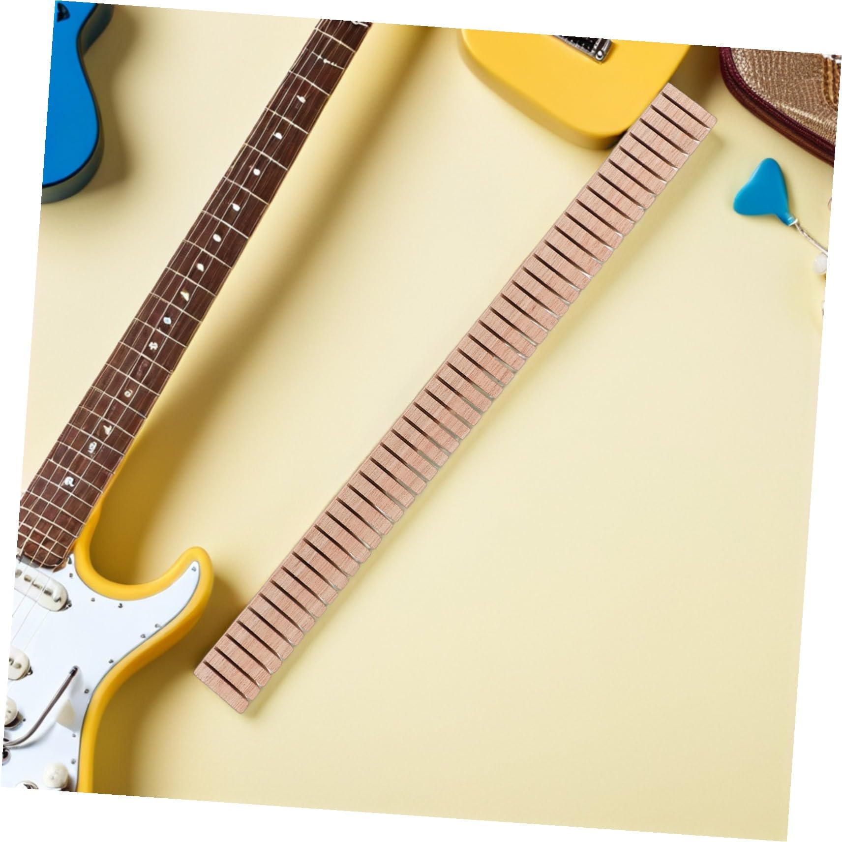 HANABASS 12 Szt. Części i Akcesoria Gitarowe Akcesoria Na Gitarze Akustyczne Do Gitary Narzędzia Lutnicze Części Zamienne Do Gitary Narzędzia Gitarowe Khaki