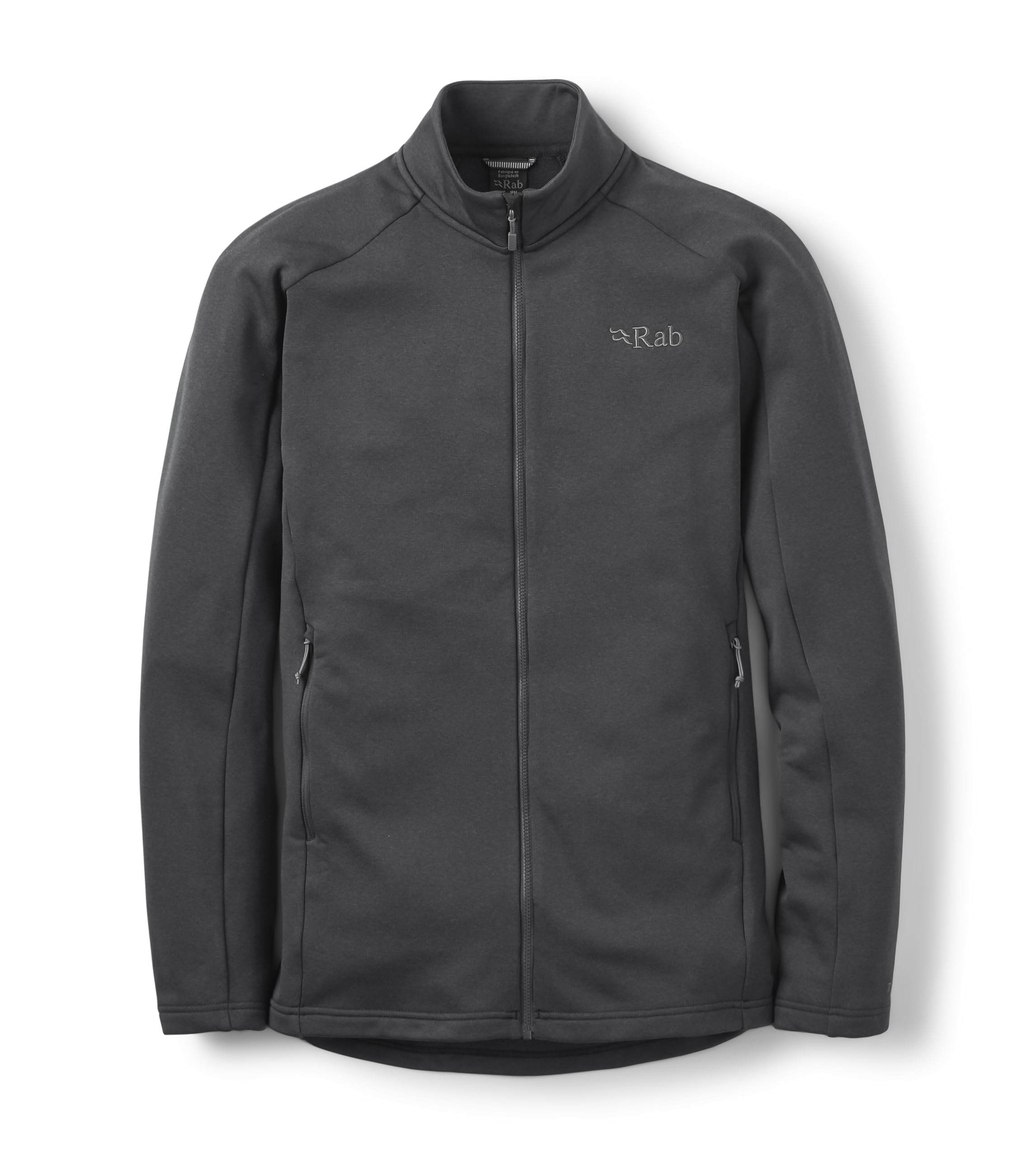 Rab Men's Covex Jacket - Warm Midweight Fleece Coat for Hiking, Climbing, & Skiing - Black - Medium