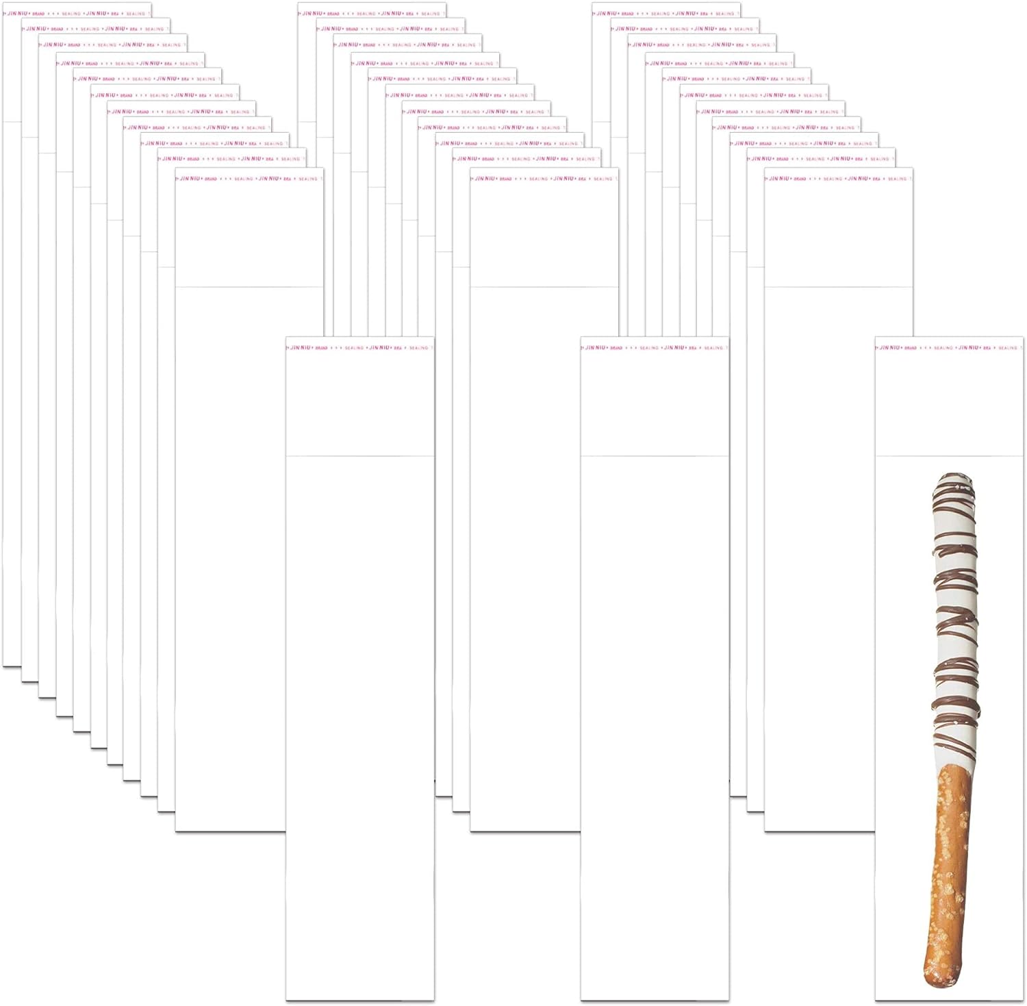 Bolsas de Celofán Autodhesiva Largo 5x20cm 100pcs Bolsas de Plástico Transparente OPP Bolsas Sellada con Banda Adhesivo 50µm para Joyas Velas Artesanía Decoración Fiesta(5 Tamaños a Elegir)