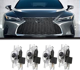 4Pcs Car Door Lights Logo Projector Never Fade HD LED Door Welcome Projector Lights Compatible with LS/ES/IS/LX/RX/GS/GX/RC Car Door Accessories,3D Ghost Shadow Lamp