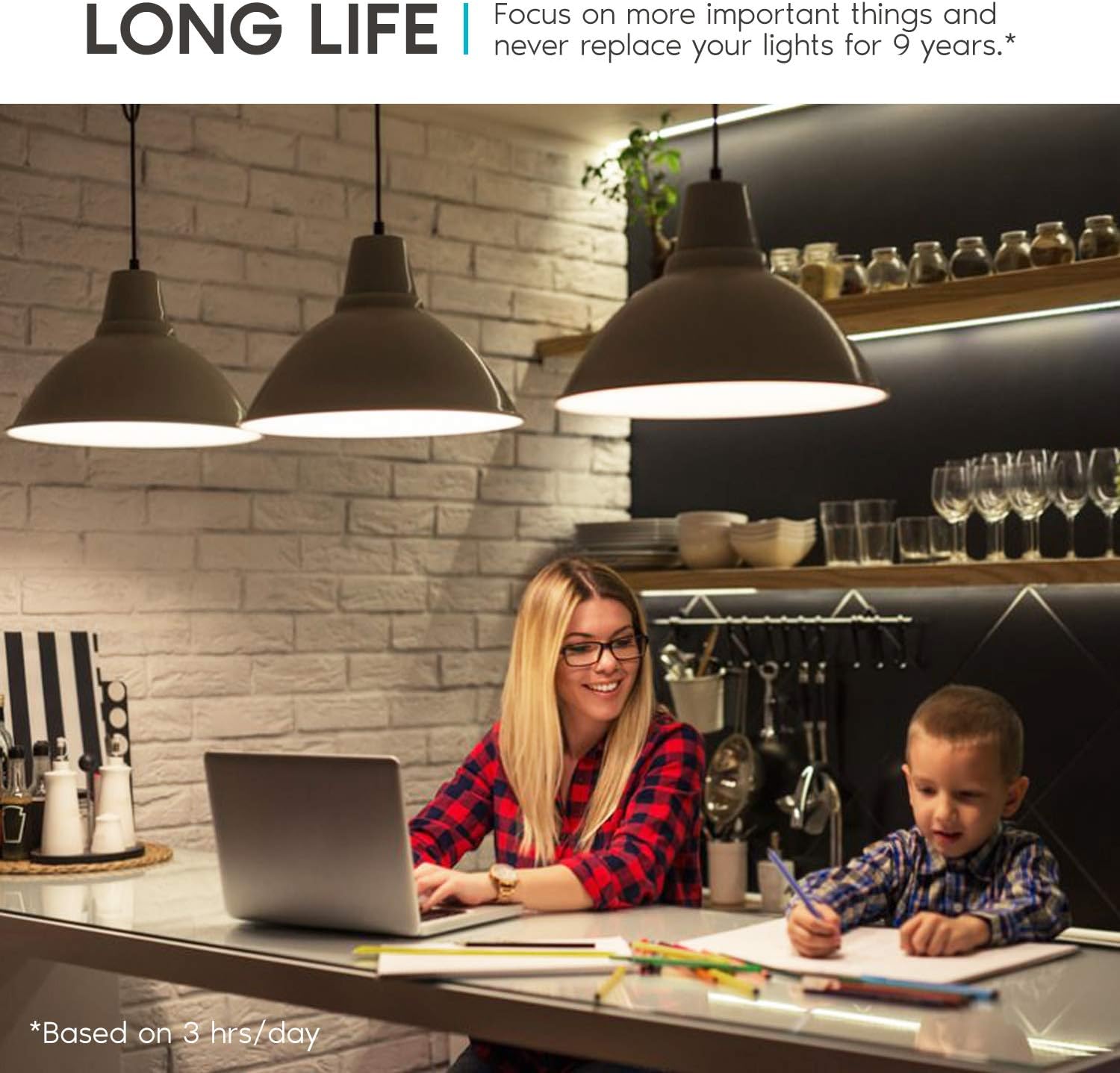 LUXRITE A15 LED Bulb 40W Equivalent, 7W, 3000K (Soft White), 600 Lumens, Enclosed Fixture Rated, Dimmable Ceiling Fan Light Bulbs, E26 Medium Base, UL Listed - Indoor and Outdoor (12 Pack)