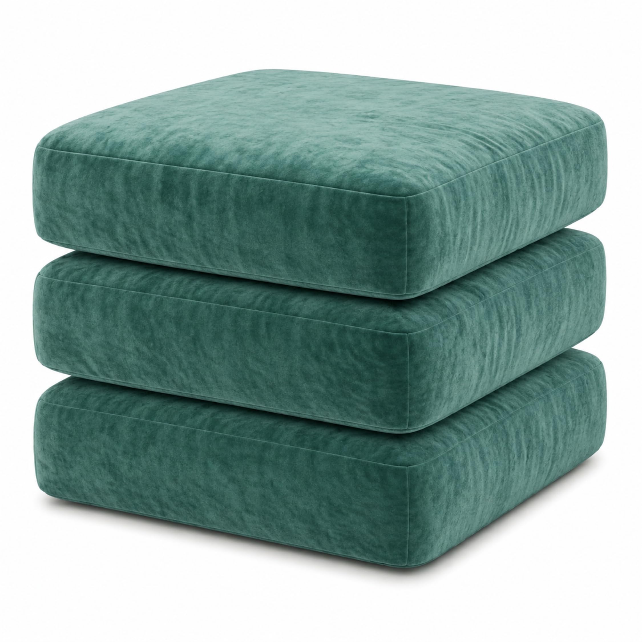 Velvet Sofa Cushion for Sofa with Zip Cover (21X22X5 Inch) Multipurpose Cushion with Covers Seat Cushion Covers Density:- 32 Foam Cushion for Chair-picture-18
