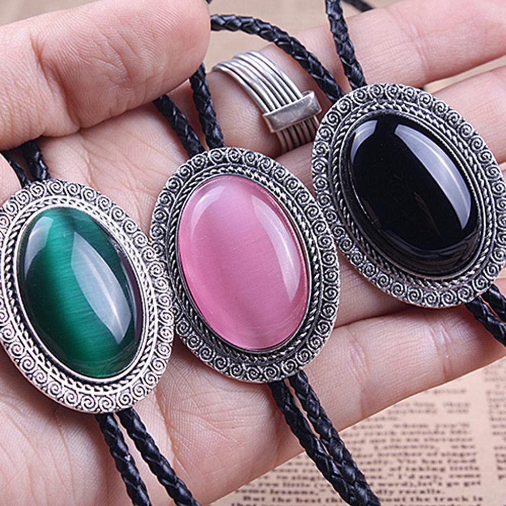 Tor-Edelstein-Hemd-Kette, Kragen-Seil-Leder-Halskette, Hemd-Kette