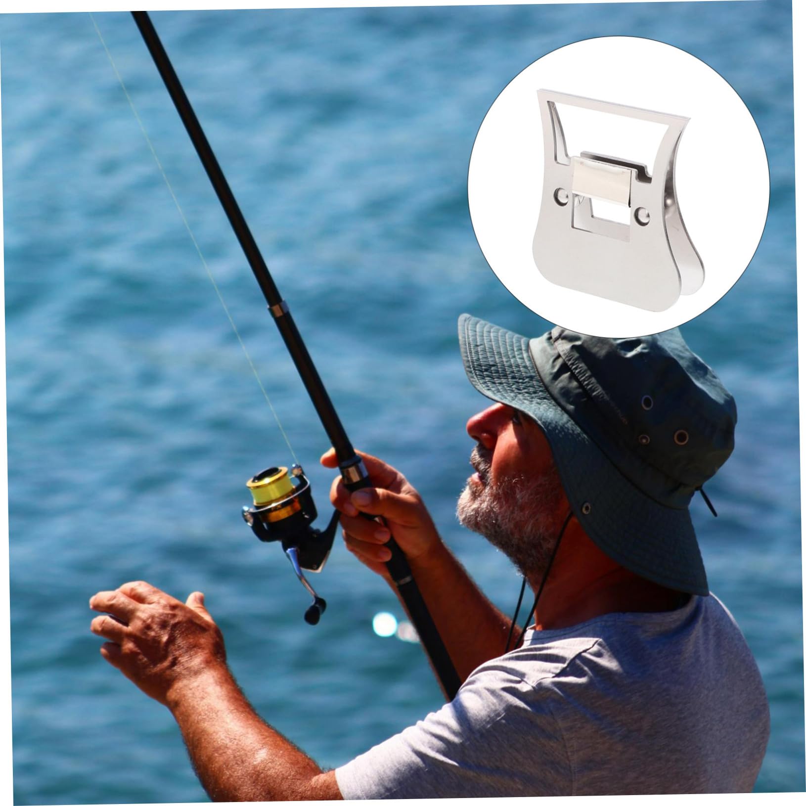 TOYANDONA Fly Tying Hackle Clamp Metall Ersatzzange Für Fliegenbinder Einsetzbar Einfach Zu Bedienen Für Anfänger Und Perfektes Zubehör Für Angelgeräte