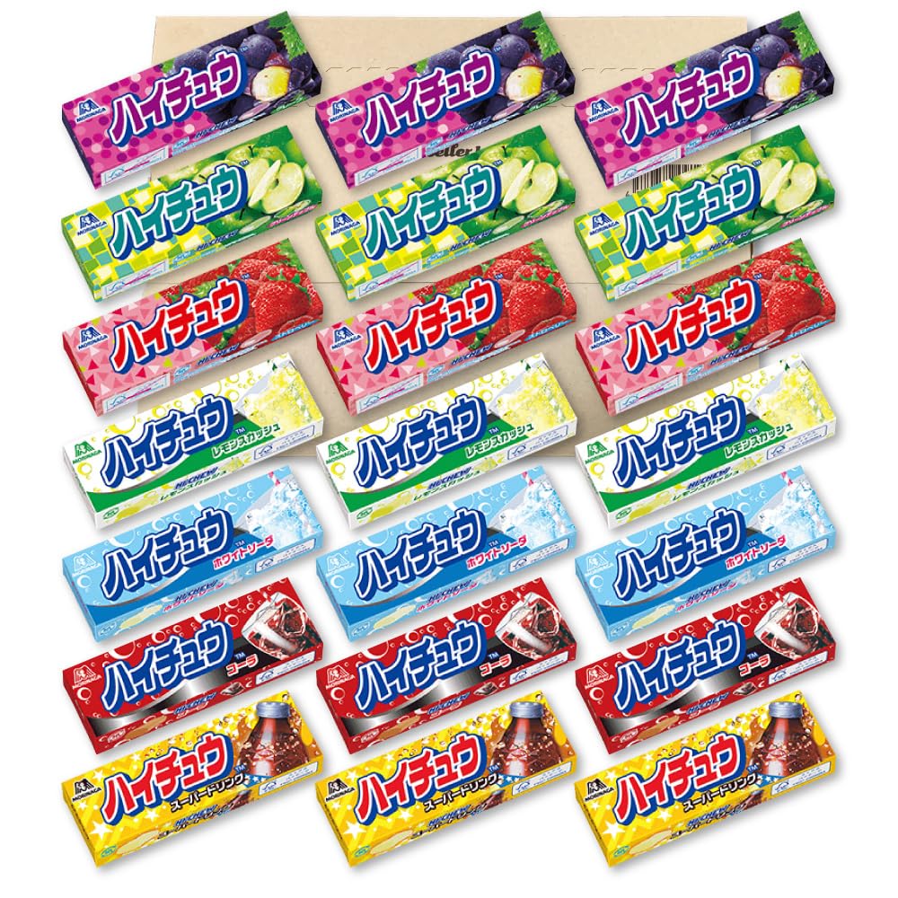 Amazon.co.jp: 森永製菓 ハイチュウ 7種 147粒（7粒×21個）PSJBOX 個