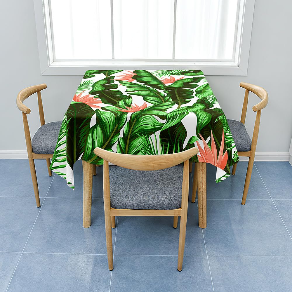 Mateju Tovaglia Piazza Lavabile, Tovaglia Antimacchia, 3D Stampa Tovaglia, Durevole Poliestere Tovaglie per Protezione Tavolo, per Ristorante, Partito ( 140x140cm,Nero Oro Fiocchi