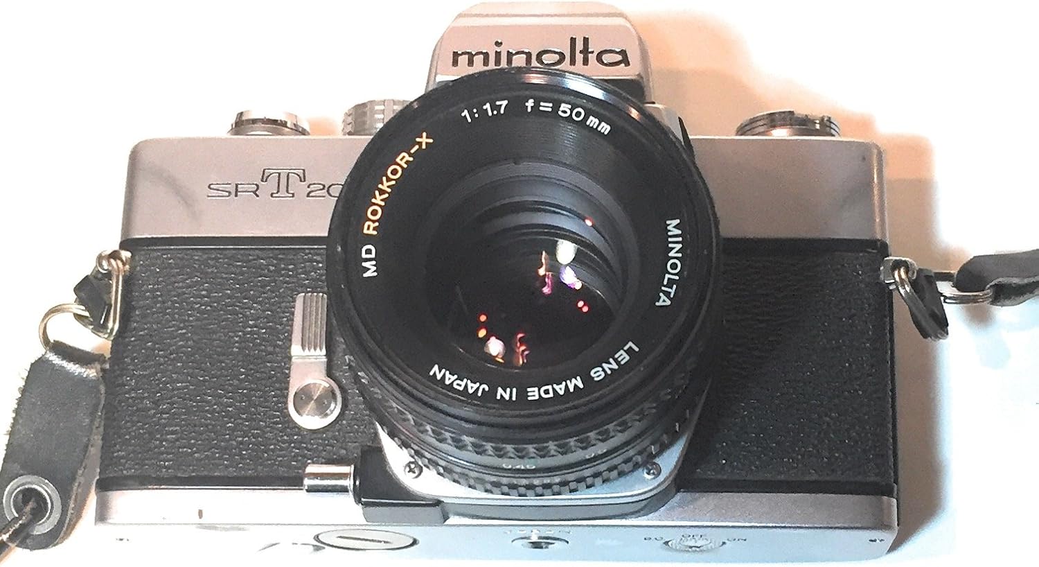 Amazon.com : MInolta SRT-202 SLR 35mm camera with a Minolta Rokkor-X ...