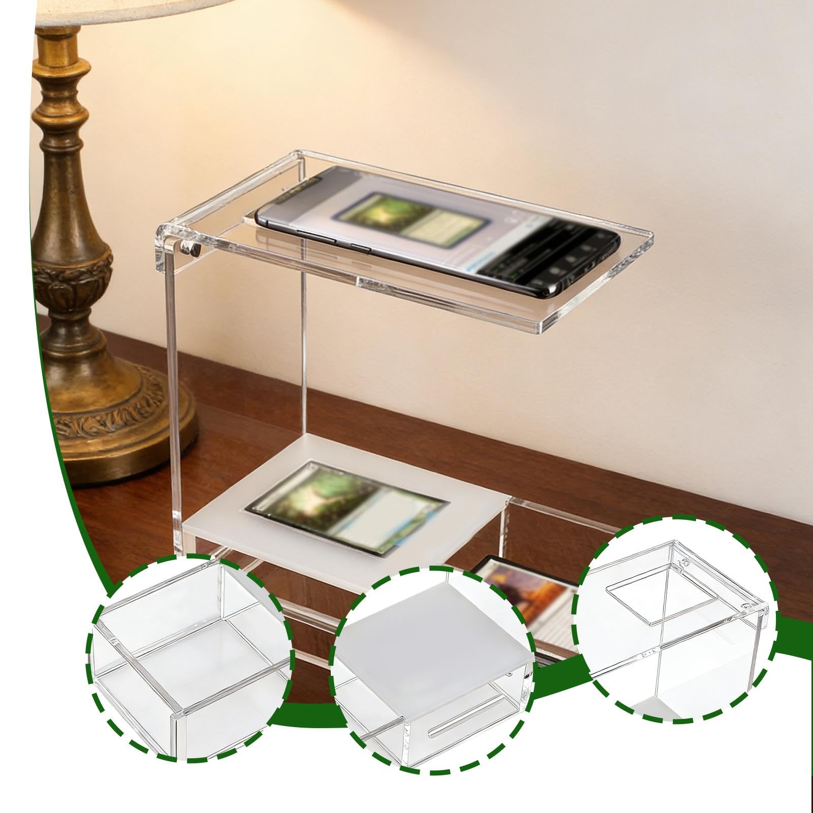 Porte-Cartes avec Plateau de Présentation et Robustesse Professionnelle. Porte-Cartes Transparent.