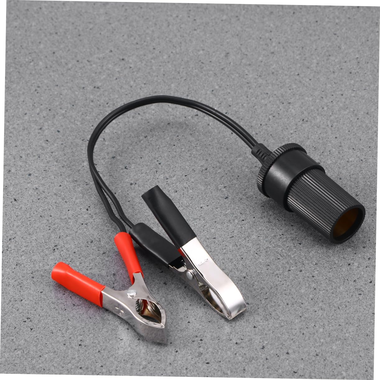 Cabilock Adaptateur Allume-cigare Pour Batterie De Voiture Avec Pince Automatique Et Connecteur Câble